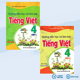 Sách - Combo Hướng Dẫn Học Và Làm Bài Tiếng Việt 4 - Tập 1 + 2 (Bám Sát SGK Cánh Diều) (Bộ 2 Cuốn) - HA