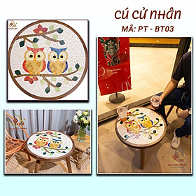 Mua Bàn gốm Cú cử nhân