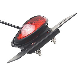 12V 14-LED Motorcycle Turn Signal Brake License Plate Integrated Tail Light