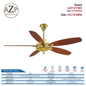 Mua AZP-FY965 – BST QUẠT ĐÈN CAO CẤP / GIẢI PHÁP TRANG TRÍ CHO CÁC CÔNG TRÌNH NHÀ HÀNG  KHÁCH SẠN. CĂN HỘ  DINH THỰ phong cách đương đại  hàng nhập khẩu AZP