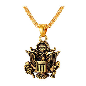 Dây chuyền nam Tittan mặt Cánh đại bàng GP2493 (màu thép)