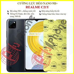 Dán cường lực dẻo nano  dành cho   Realme C21Y