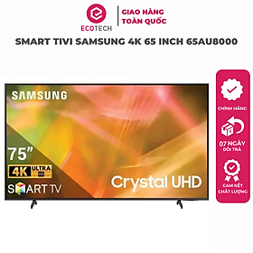 Mua SMART TIVI SAMSUNG 4K 65 INCH 65AU8000 - Hàng Chính Hãng