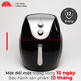 Nồi Chiên Không Dầu Kim Cương - Dung Tích 5.5 Lít - Hàng Chính Hãng