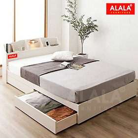 Giường ngủ ALALA08 + 2 hộc kéo / Miễn phí vận chuyển và lắp đặt