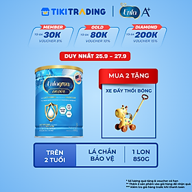 Sữa bột Enfagrow Enspire 3 850g hỗ trợ đề kháng với Lactoferrin dành cho trẻ từ 2-6 tuổi