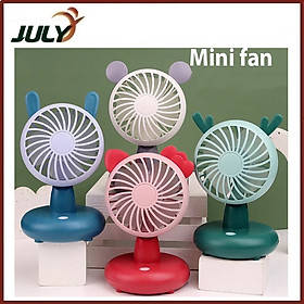 Mua Quạt Cầm Tay Mini Tai Thú Nhiều Kiểu- JL