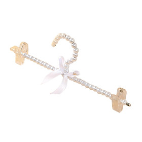 Pearl Bowknot Clothes Pants Hanger Closet Hanger for Bride Coat Shirt Party