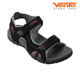 Giày Sandal Vento Nam 2 Quai Ngang dạo phố  đi học du lịch Big Size NV3610 - Đen 45