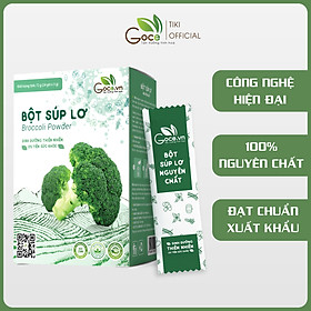 Bột súp lơ nguyên chất Goce (Bông cải xanh) - 72g (24 gói x 3g)