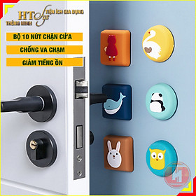 Mua Combo 10 Miếng dán cao su chống va đập cửa nhà HT SYS