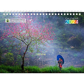 Lịch bàn Phong Cảnh Vùng Cao 2024 Cơm Có Thịt - Quỹ Trò Nghèo Vùng Cao