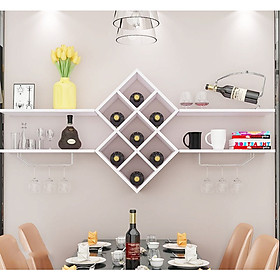 Mua kệ phòng khách treo tường gp26 - trắng