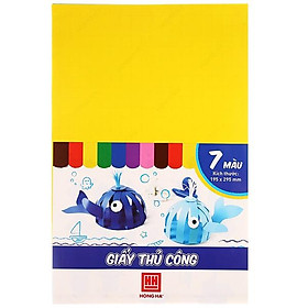 Giấy Thủ Công 7 Màu 3485