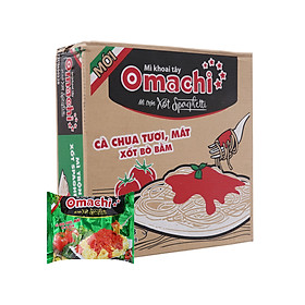 Thùng 30 gói mì trộn Omachi xốt Spaghetti 91g