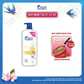 Dầu Gội Head & Shoulders Hương Chanh (1200ml) - Mát lạnh sạch gàu