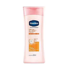 Sữa Dưỡng Thể 200Ml Vaseline Dưỡng Ẩm Sáng Da Chống Nắng Spf24Pa++ Sun + Pollution Protection Bảo Vệ Da Tới 4H Với Spf 24 Pa++