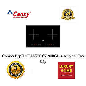Combo Bếp Từ CANZY CZ 900GB + Attomat Cao Cấp - Chính Hãng