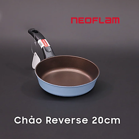 [Hàng chính hãng] Chảo chiên Neoflam Reverse 20cm. Màu hồng đào - xanh lá - xanh dương - trắng