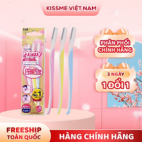 Dao Cạo Lông Mày Cán Dài Lưỡi Thép Không Gỉ Kai Pretty 00188