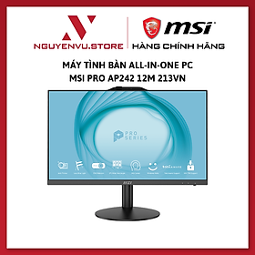 Mua Máy Tình Bàn All-in-One PC MSI Pro AP242 12M 213VN (23.8 /i5-12400F/8GB/250GB/IPS/Win11/Speaker 2*2W) - Hàng Chính Hãng