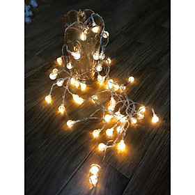Đèn Led Bi Bọt Cherry Ball Bọt Nước Bóng Tròn 3m Chạy Pin AAA