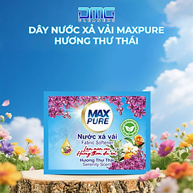 Dây 10 Gói Nước Xả Vải Maxpure Hương Thư Thái 20ml