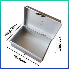 Mua Rương tôn  hòm tôn  thùng đựng đồ cá nhân (Kích thước 40 x 30 x 20cm)