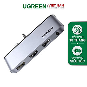 Mua Bộ chuyển đổi Type-C sang HDMI/Hub USB 3.0/Audio 3.5mm cho Surface Go 80332 - Hàng Chính Hãng - Bảo Hành 12 Tháng