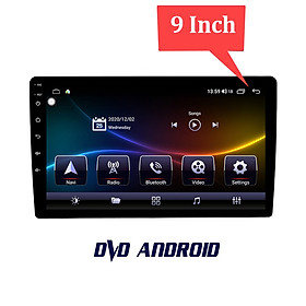 Màn hình DVD Android thế hệ mới dùng cho tất cả các dòng xe ô tô - Màn hình OLED siêu nét, viền cong 2,5D - Tích hợp sim 4G LTE, wifi, GPS, Bluetooth