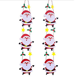 DÂY TREO TRANG TRÍ GIÁNG SINH 3 ÔNG GIÀ NOEL VẢI NỈ