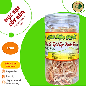 MỰC SỢI HẤP NƯỚC CỐT DỪA TÂN LỘC PHÁT - HŨ 250G