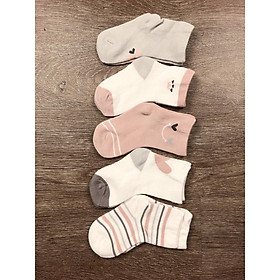 Vớ chân cotton cho bé - Set 5 đôi