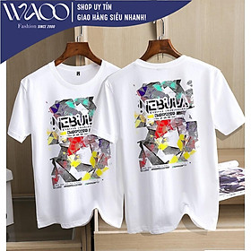 Áo Thun Nam Nữ, Có Bigsize Từ S Đến 8XL, Áo Phông vải cotton, Mặc Mịn Thoáng Mát - Thời Trang Waoo, Mẫu ATNN322