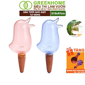 Mua Đầu Tưới Nhỏ Giọt Tự Động Greenhome  D16xR7cm  Hình Con Chim  Tự Tưới Trong Thời Gian Dài  Tiện Dụng