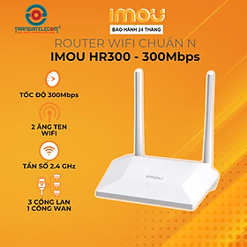 Thiết Bị Phát Sóng WiFi 300Mbps IMOU HR300 - Hàng chính hãng