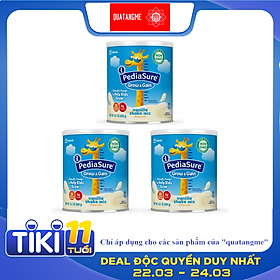 Sữa bột Abbott Pediasure Grow & Gain 400g combo 3 hộp