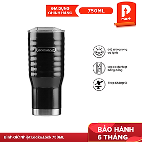 Ly Giữ Nhiệt Lock&Lock Wave Tumbler - Đen