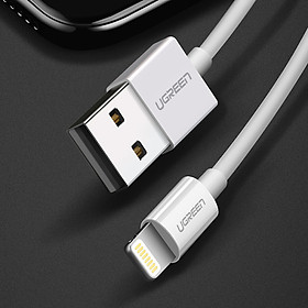 Cáp Sạc Nhanh Và Truyền Dữ Liệu Cho Điện Thoại iPhone 2m UGreen 20730 - Trắng