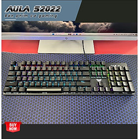 Bàn phím cơ Gaming có dây Aula S2022 - Hàng Chính Hãng