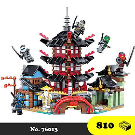 Đồ chơi Lắp ráp Lâu đài Ninja Go Phantom - Leduo 76013 Ninja Castle - Xếp hình thông minh 810 mảnh ghép