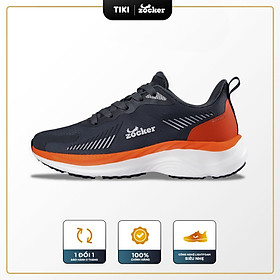 Giày chạy bộ Zocker ZCB ULTRA LIGHT Dark Gray, Siêu Nhẹ, Siêu Bền, Siêu Nảy, Tặng Kèm Tất Dệt Kim Cao Cấp - 42