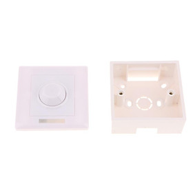 1 Gang 1 Way LED Light Lamp Dimmer Switch Plate Remote Control 86 Type, with IR Controller