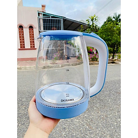 Mua Ấm Đun Siêu Tốc  Ấm Nước Điện 1 8 Lít Bằng Thủy Tinh Cao Cấp - Hàng Chính Hãng