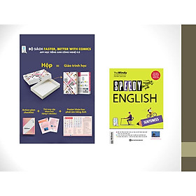 Combo Faster, Better with Comics – Tự học tiếng Anh cấp tốc qua truyện tranh + SPEEDY ENGLISH – SENTENCES - Sách học Tiếng Anh nhanh và hiệu quả nhất trong 30 ngày KR