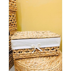 Mua Giỏ lục bình vintage (SIZE S)  Đựng đồ đa năng & Trang trí nhà cửa  đựng quần áo và đựng đồ chơi cho bé