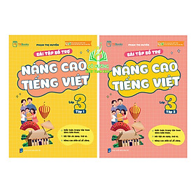 Sách - Combo Bài Tập Bổ Trợ Nâng Cao Tiếng Việt Lớp 3 - MC