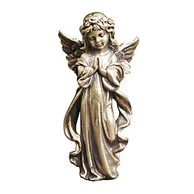 Angel Statue Sculpture Ornaments Crafts Prayer Angel Statue Figurine Vintage