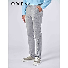Hình ảnh OWEN - Quần âu nam Owen Slimfit có cạp tăng đơ co dãn (dáng ôm) màu XÁM GHI
