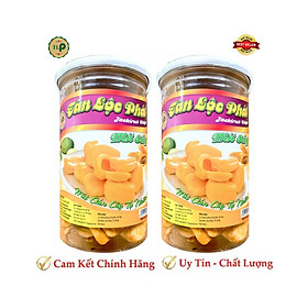 (COMBO 2 HŨ) MÍT SẤY GIÒN NGUYÊN CÁNH VỊ NGỌT TỰ NHIÊN THƯƠNG HIỆU TÂN LỘC PHÁT - MỖI HỘP 200G